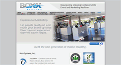 Desktop Screenshot of boxxsystems.com
