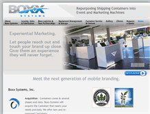 Tablet Screenshot of boxxsystems.com